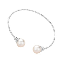 Load image into Gallery viewer, Cream Pearl Tip Cuff Bracelet
