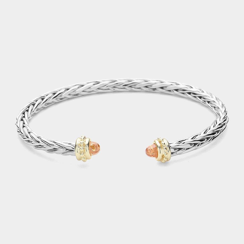 CZ Tip Cuff Bracelet - Jewelry Store by Erik Rayo