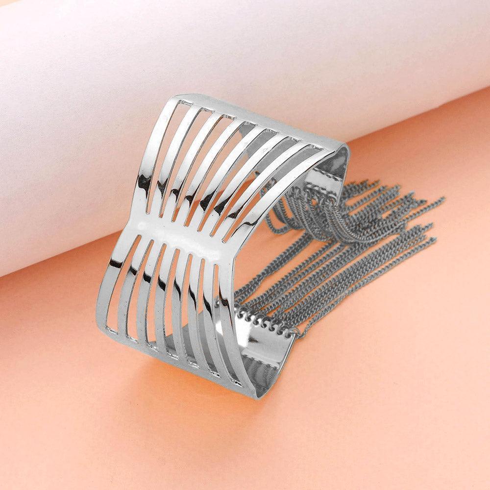 Fringe Tip Cage Cuff Bracelet - Jewelry Store by Erik Rayo
