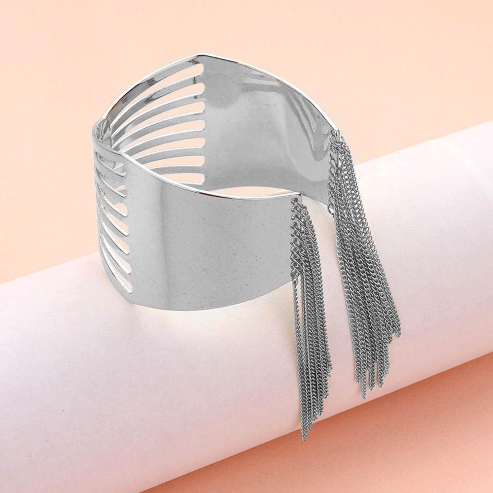 Fringe Tip Cage Cuff Bracelet - Jewelry Store by Erik Rayo