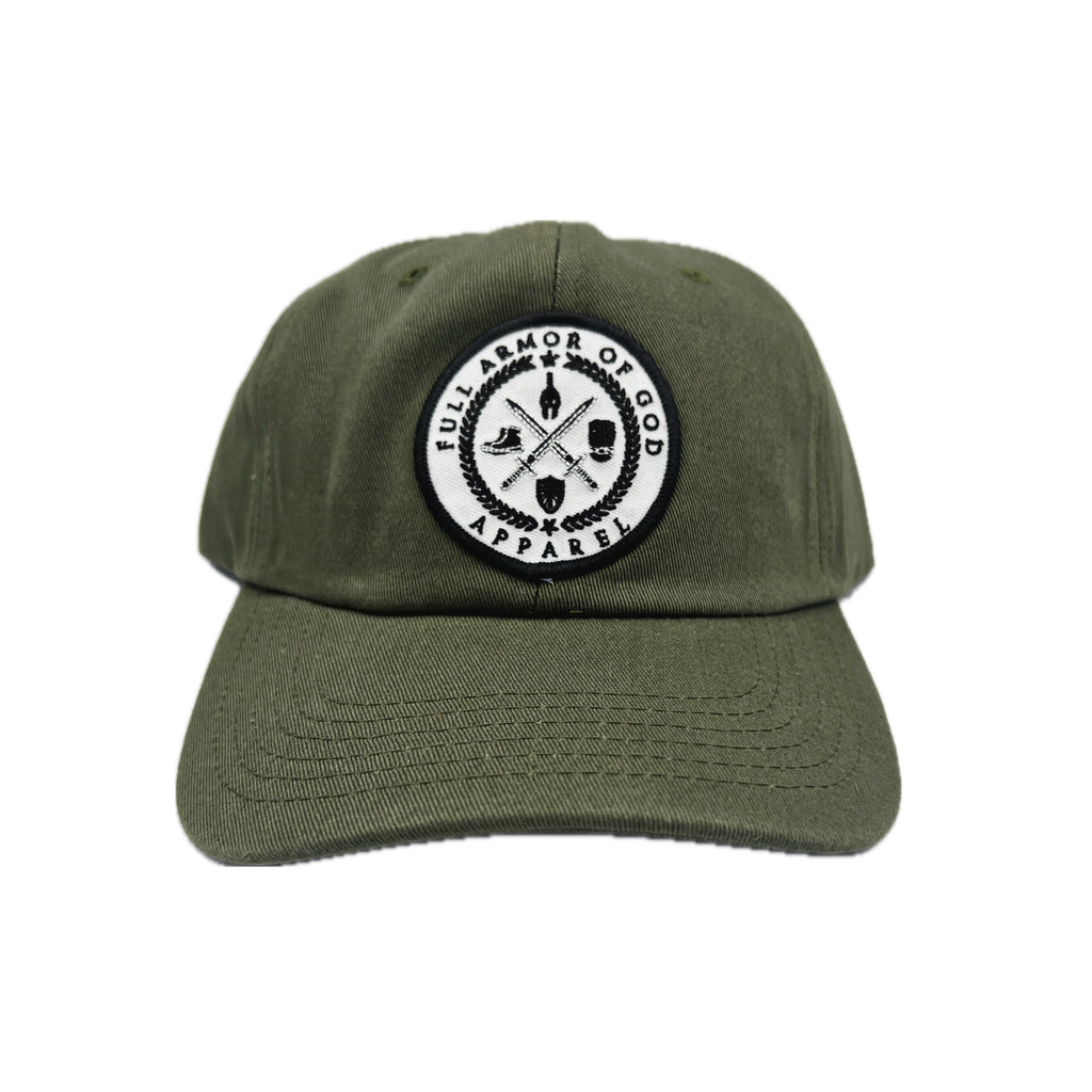 Full Armor of God Dad Hat Patch Logo