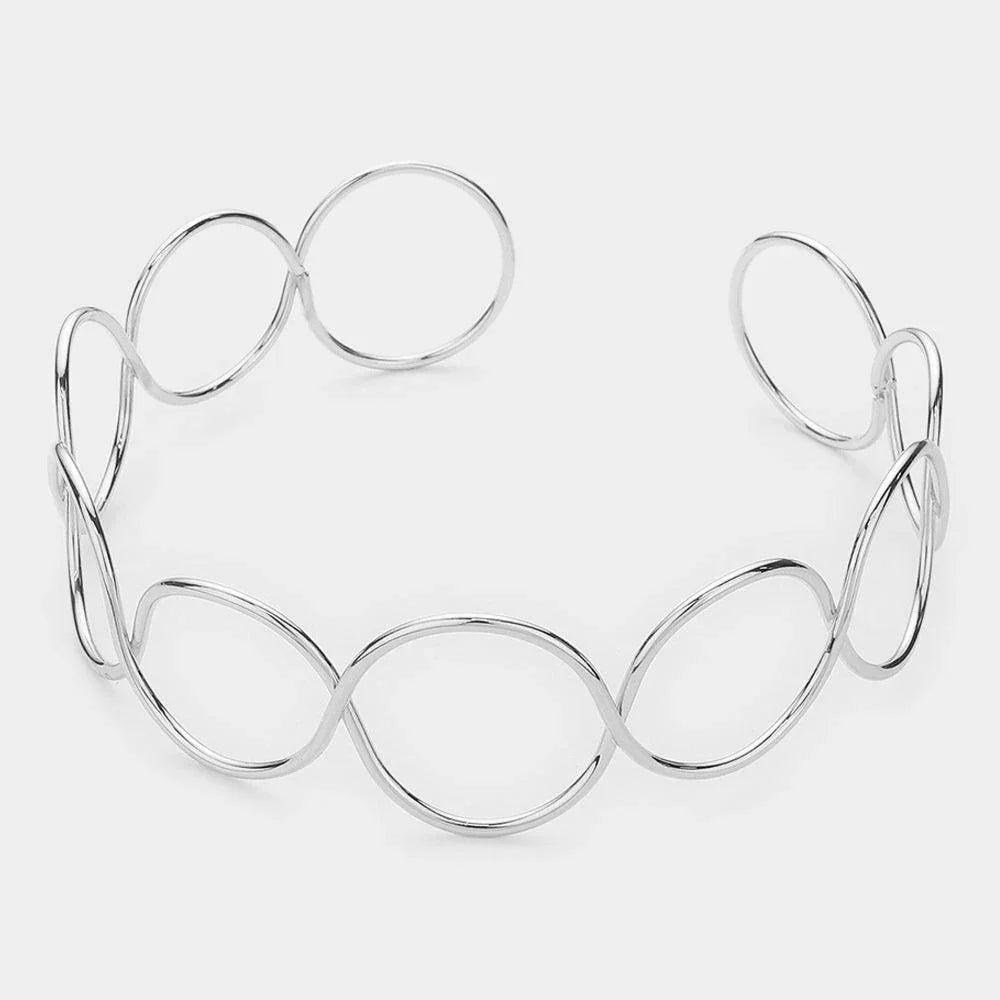 Open Metal Link Choker Necklace - Jewelry Store by Erik Rayo