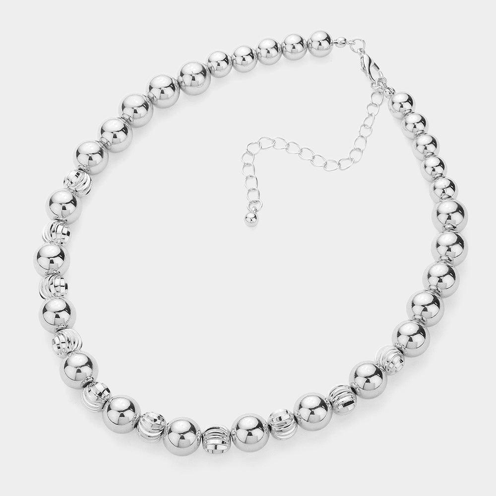 Metal Ball Choker Necklace - Jewelry Store by Erik Rayo