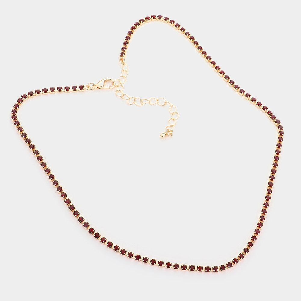 Rhinestone Pave Choker Necklace - Jewelry Store by Erik Rayo