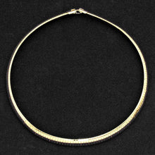 Load image into Gallery viewer, Gold 16&quot; Metal Omega Choker Necklace
