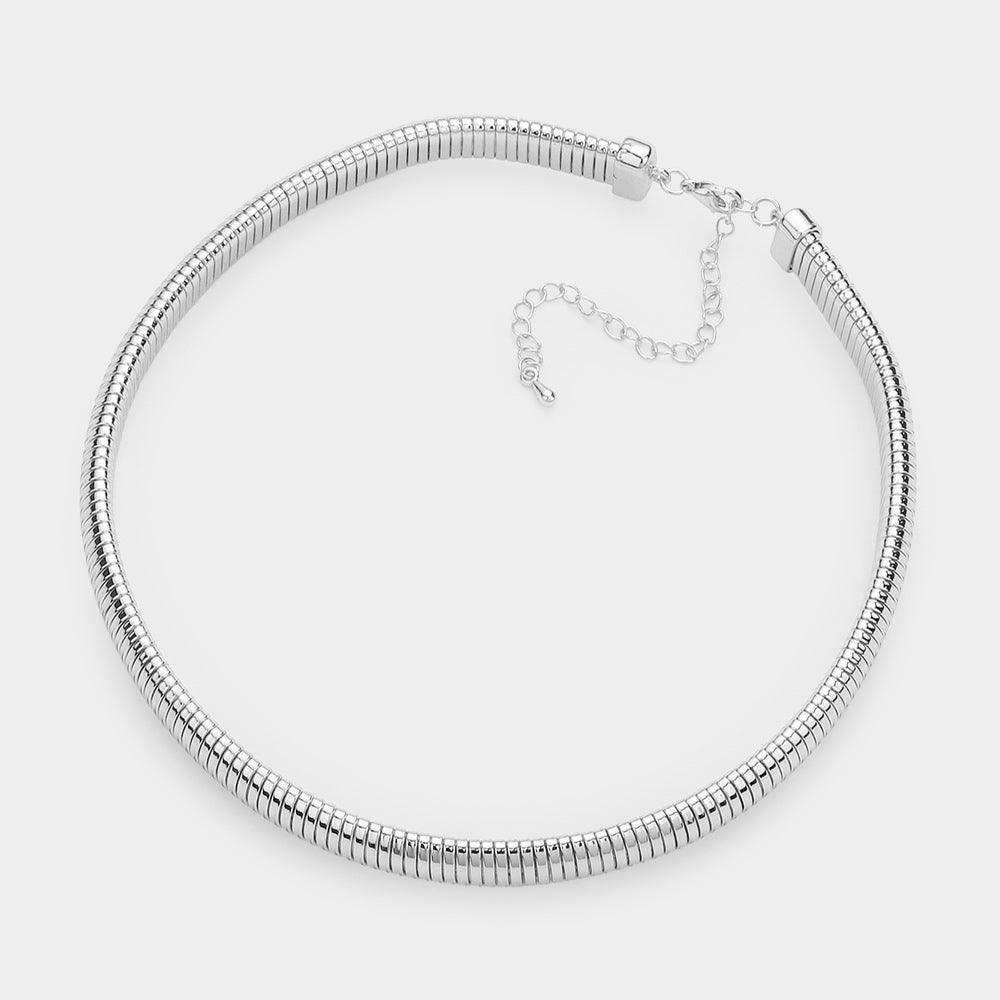 Metal Choker Necklace - Jewelry Store by Erik Rayo