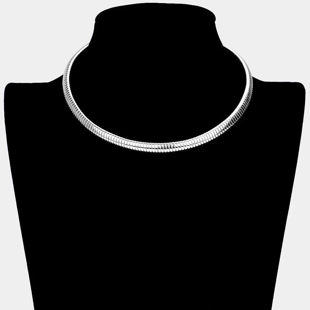 Metal Choker Necklace - Jewelry Store by Erik Rayo