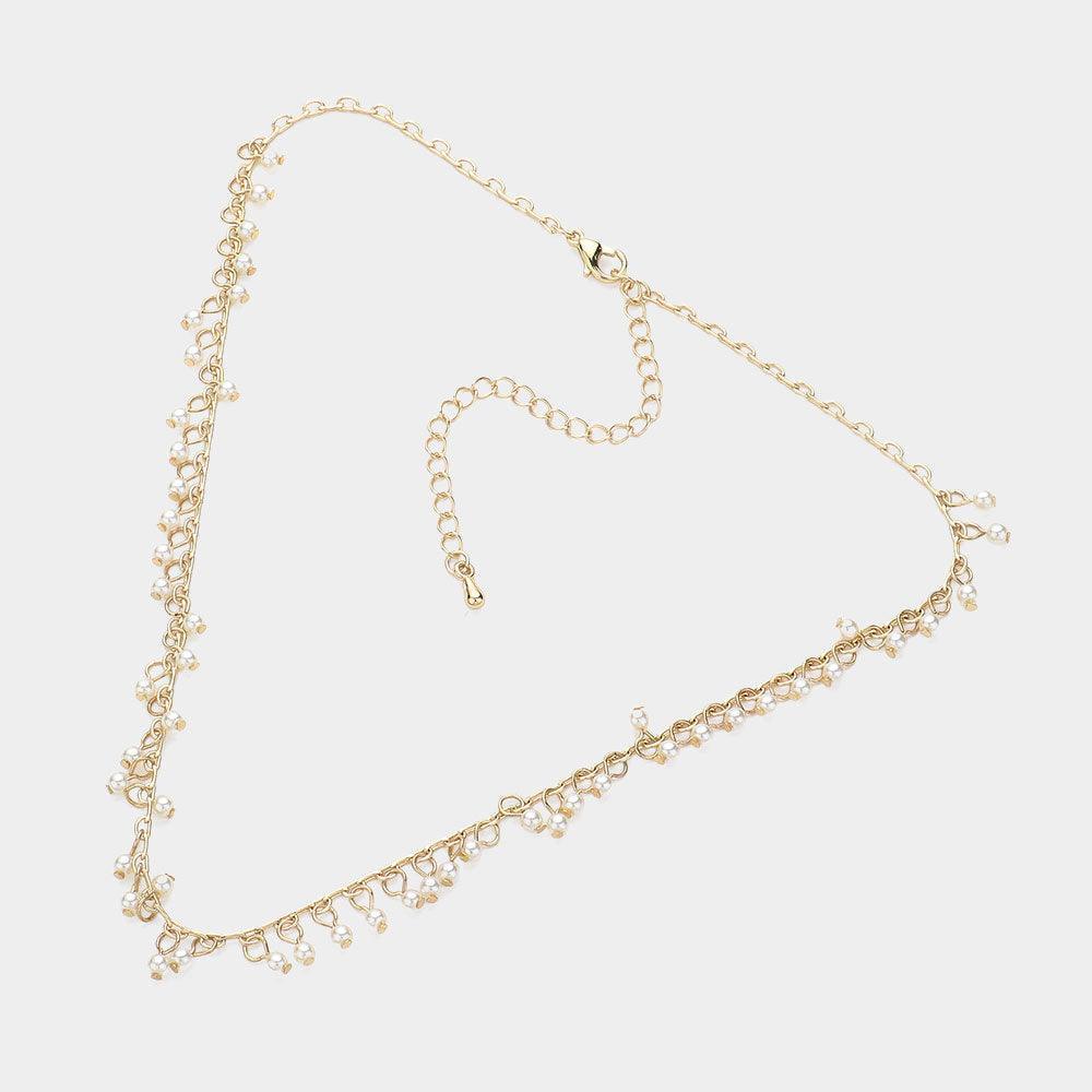 Cream Pearl Strand Choker Necklace - Jewelry Store by Erik Rayo