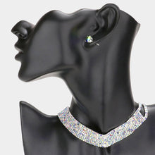 Load image into Gallery viewer, Choker Necklace Rhinestone Paved
