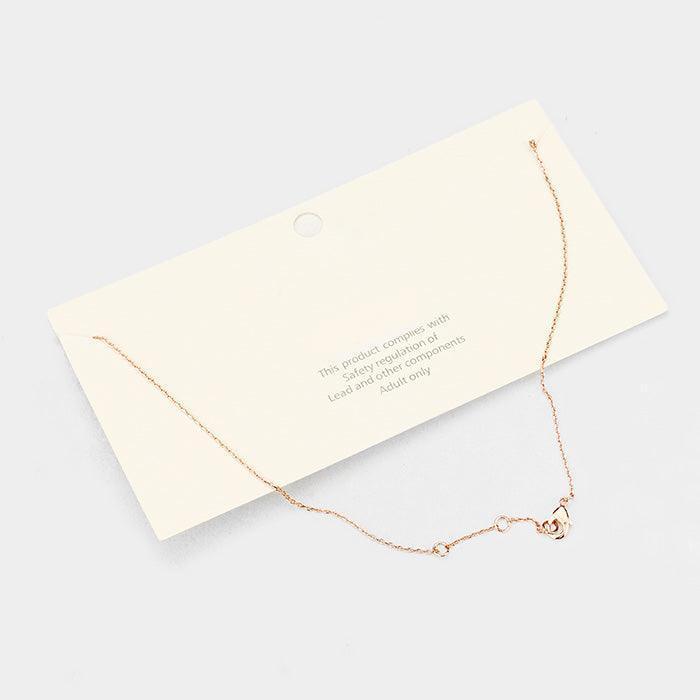 Rose Gold Gold Dipped Metal Pineapple Pendant Collar Necklace - Jewelry Store by Erik Rayo
