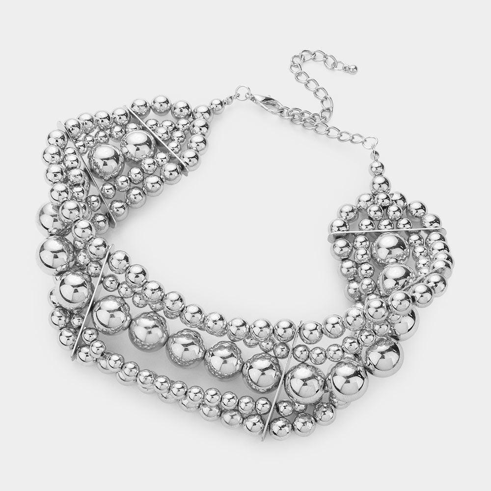 Metal Bubble Choker Necklace - Jewelry Store by Erik Rayo