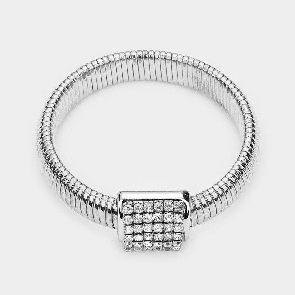Chunky Stone Embellished Choker Necklace / Bracelet Set - Jewelry Store by Erik Rayo