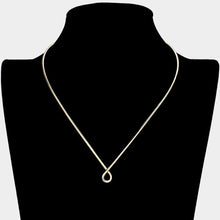 Load image into Gallery viewer, Gold Open Metal Choker Necklace
