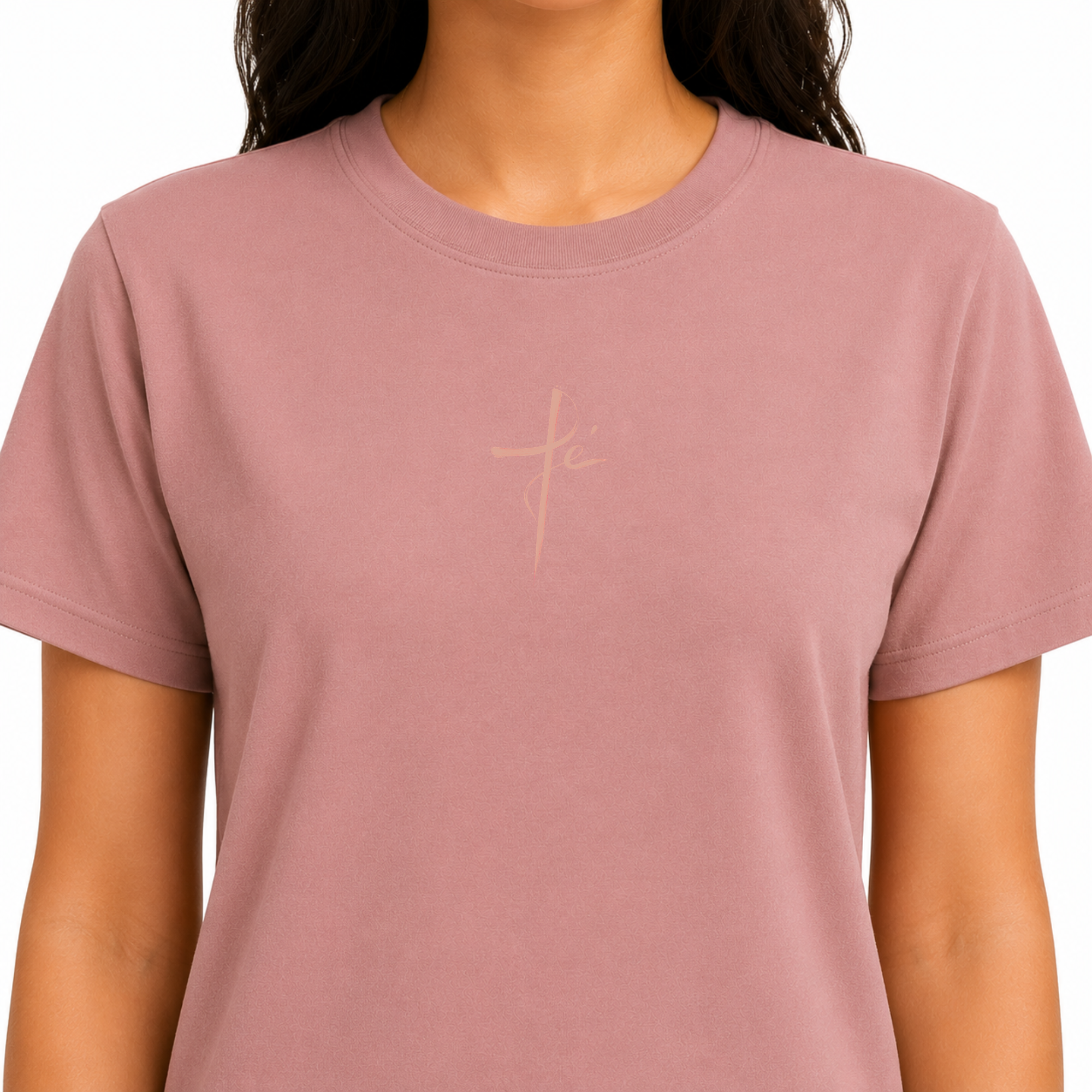 Fe Camiseta Christiana Para Mujeres Tallas S-3XL