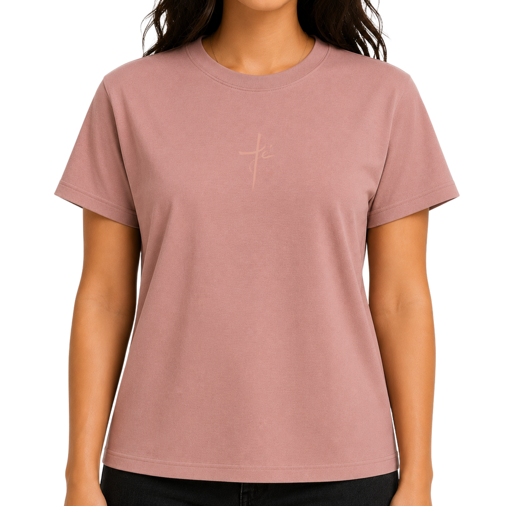 Fe Camiseta Christiana Para Mujeres Tallas S-3XL