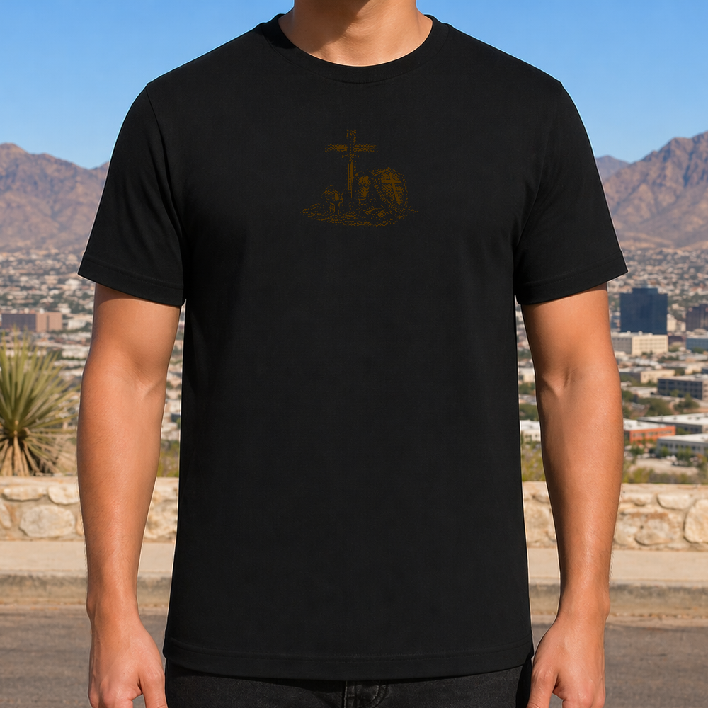 Full Armor of God Black Christian Shirt for Men and Women Unisex Sizes S-4XL