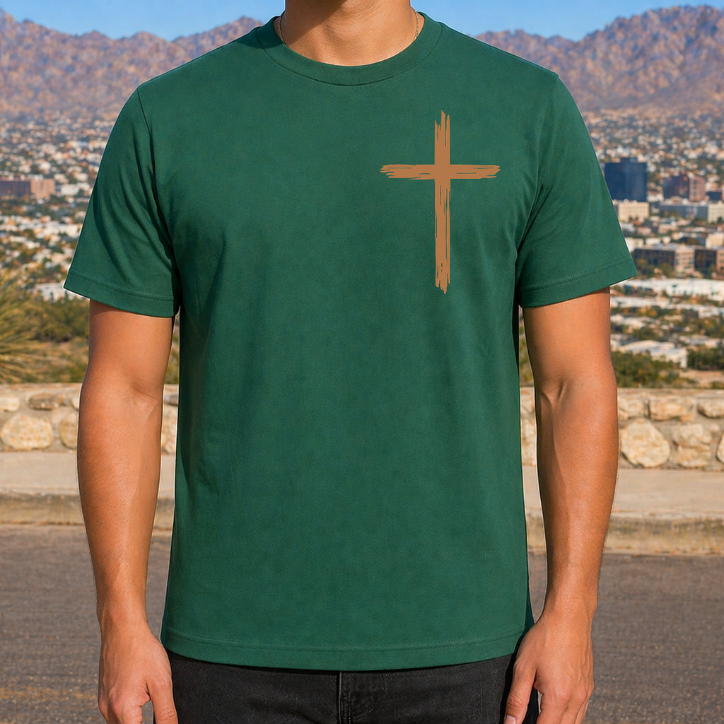 Rooted in Christ Green Christian Shirt for Men and Women Unisex Sizes S-4XL