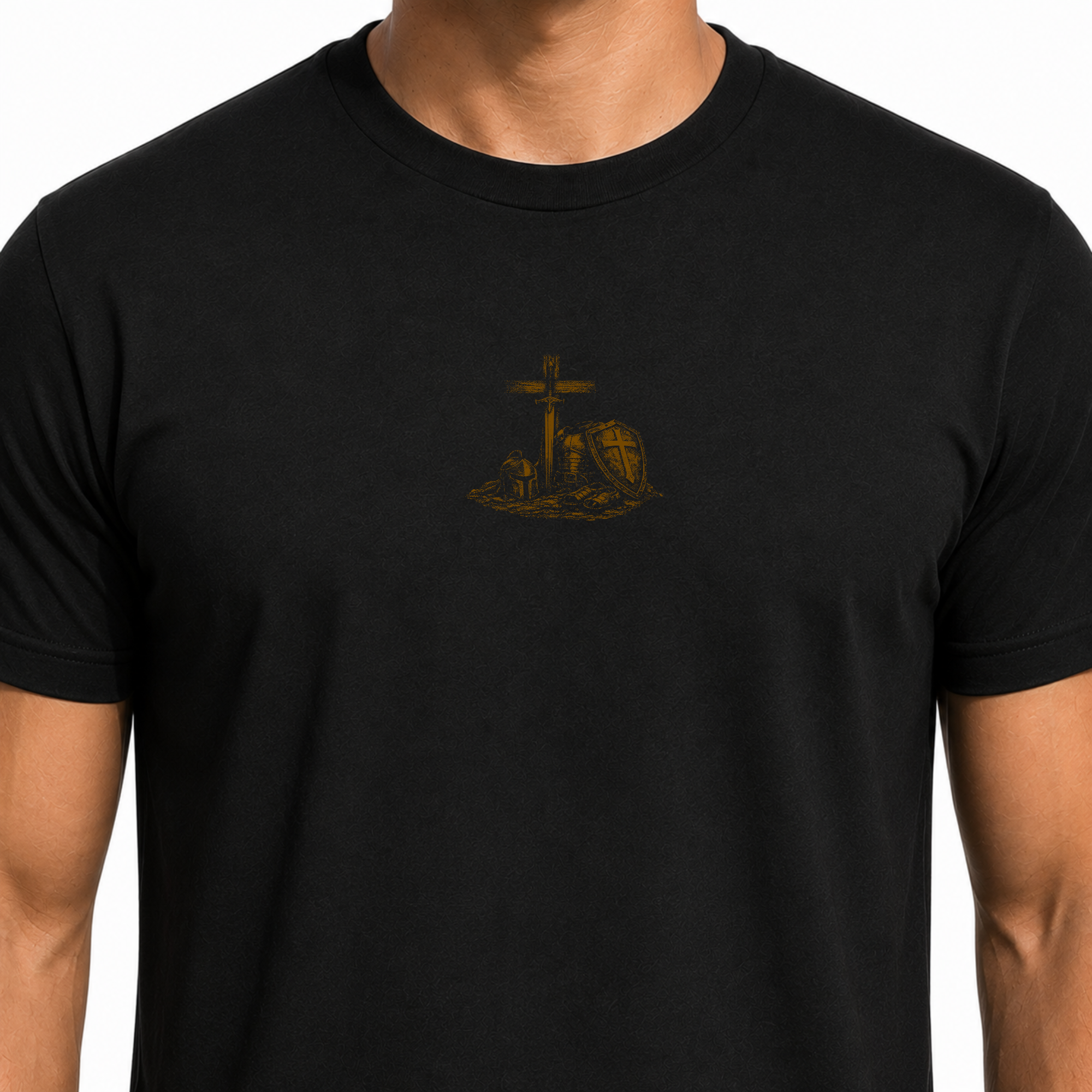 Full Armor of God Black Christian Shirt for Men and Women Unisex Sizes S-4XL