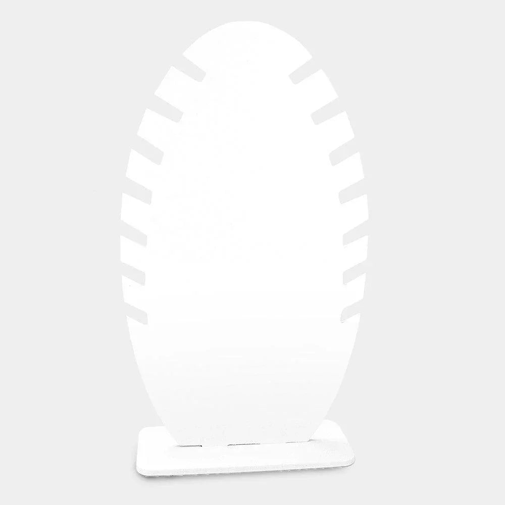 White Necklace Jewelry Display Stand - Jewelry Store by Erik Rayo