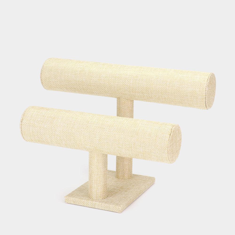 Cream Tbar Jewelry Display Stand - Jewelry Store by Erik Rayo