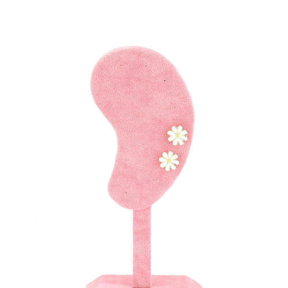 Pink Ear Shaped Earring Display Stand - Jewelry Store by Erik Rayo