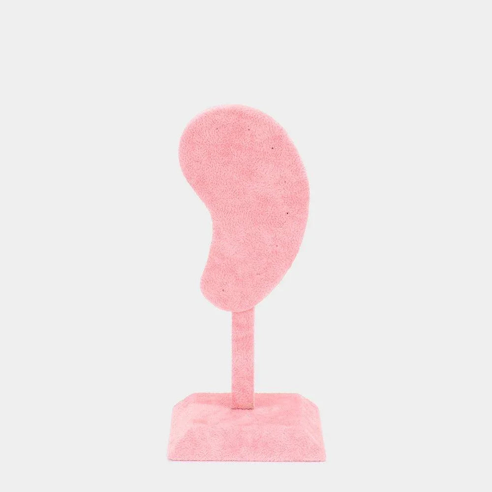 Pink Ear Shaped Earring Display Stand - Jewelry Store by Erik Rayo