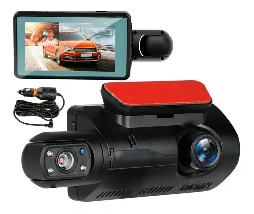 1080P Dual Lens Car DVR Dash Cam Video Recorder G-Sensor Front And Inside Camera - Jewelry Store by Erik Rayo