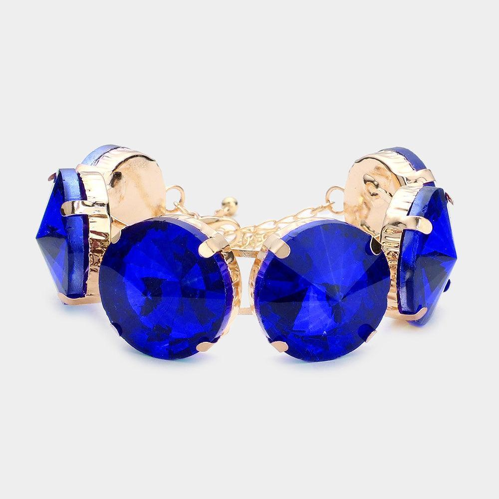 Round Stone Evening Bracelet - Jewelry Store by Erik Rayo