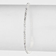 Load image into Gallery viewer, Silver Rhinestone Evening Bracelet
