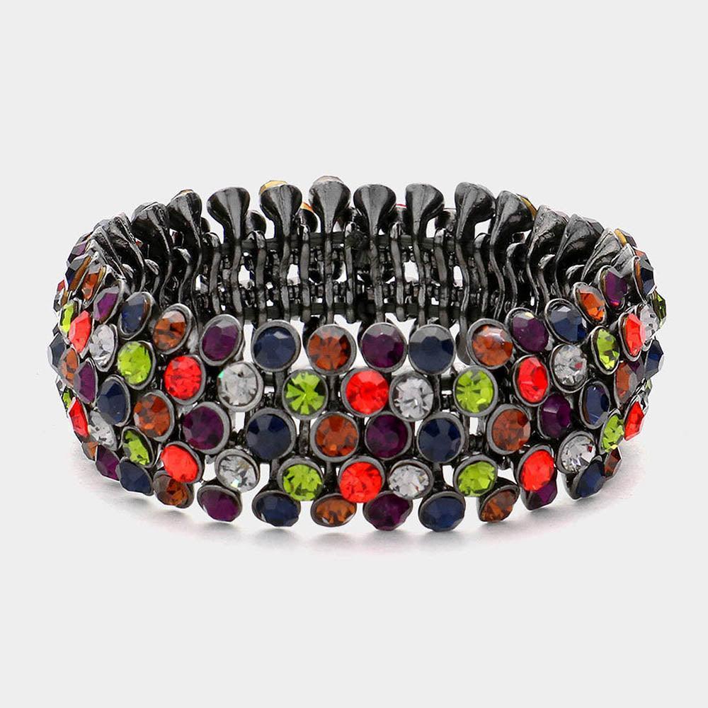 Bubble Stone Stretch Evening Bracelet - Jewelry Store by Erik Rayo