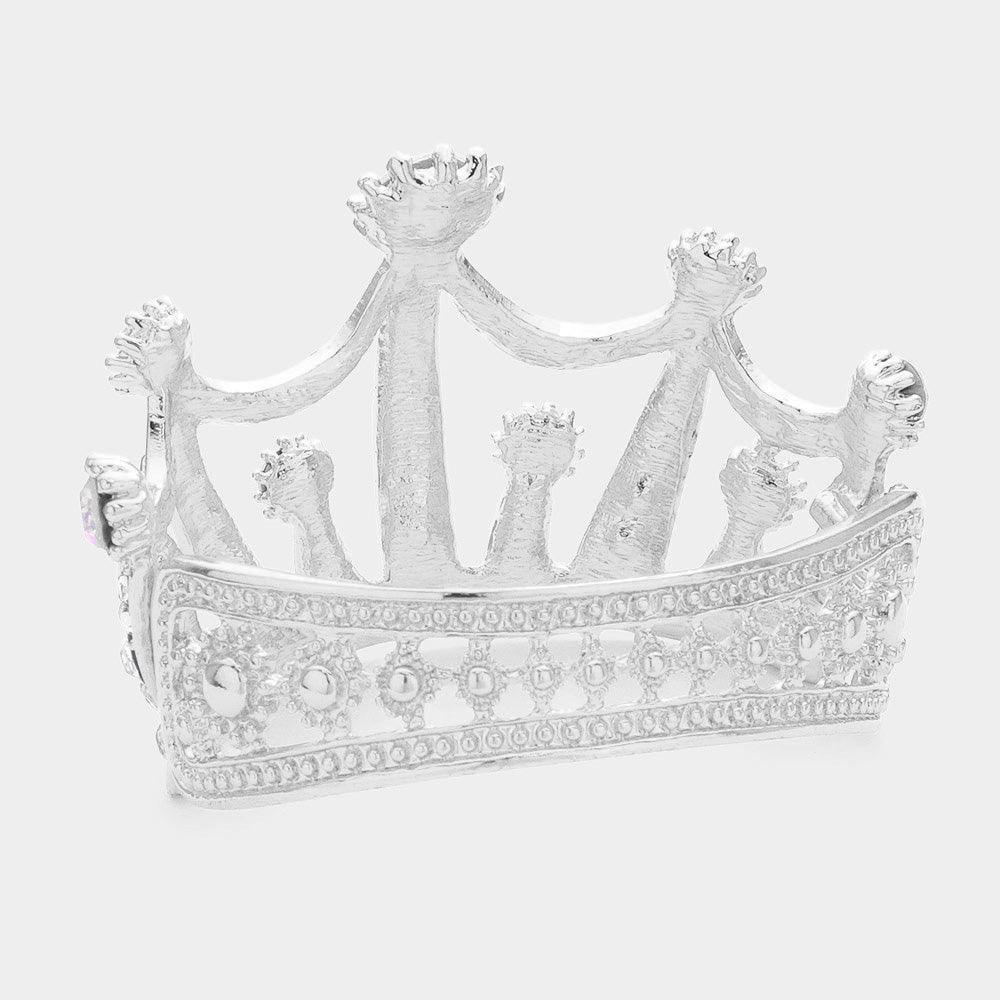 Bubble Stone Cluster Crown Hinged Evening Bracelet - Jewelry Store by Erik Rayo