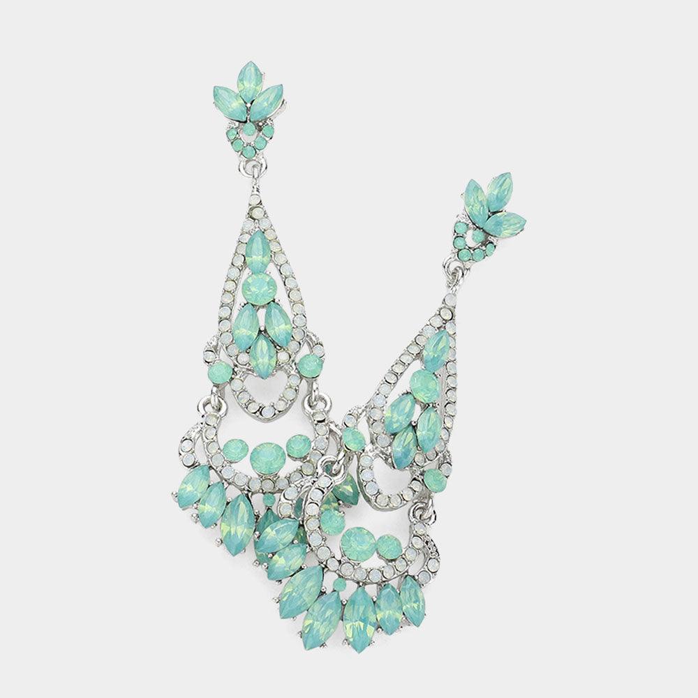 Crystal rhinestone chandelier evening earrings - Jewelry Store by Erik Rayo