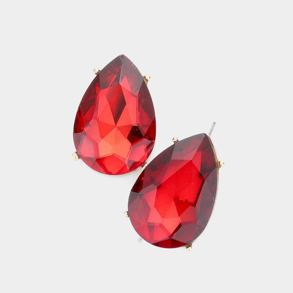 Teardrop Stone Evening Earrings - Jewelry Store by Erik Rayo