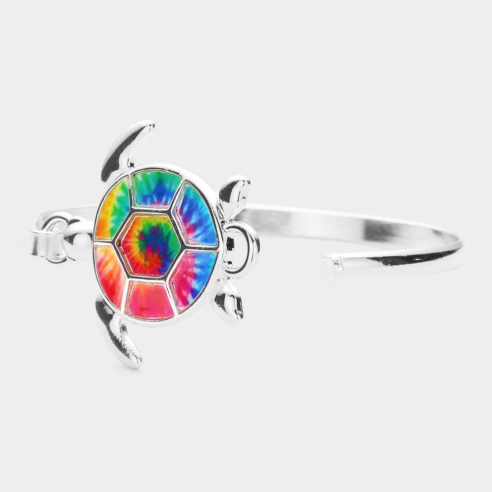 Tie Dye Turtle Hook Bracelet - Jewelry Store by Erik Rayo