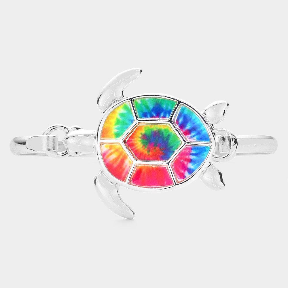 Tie Dye Turtle Hook Bracelet - Jewelry Store by Erik Rayo