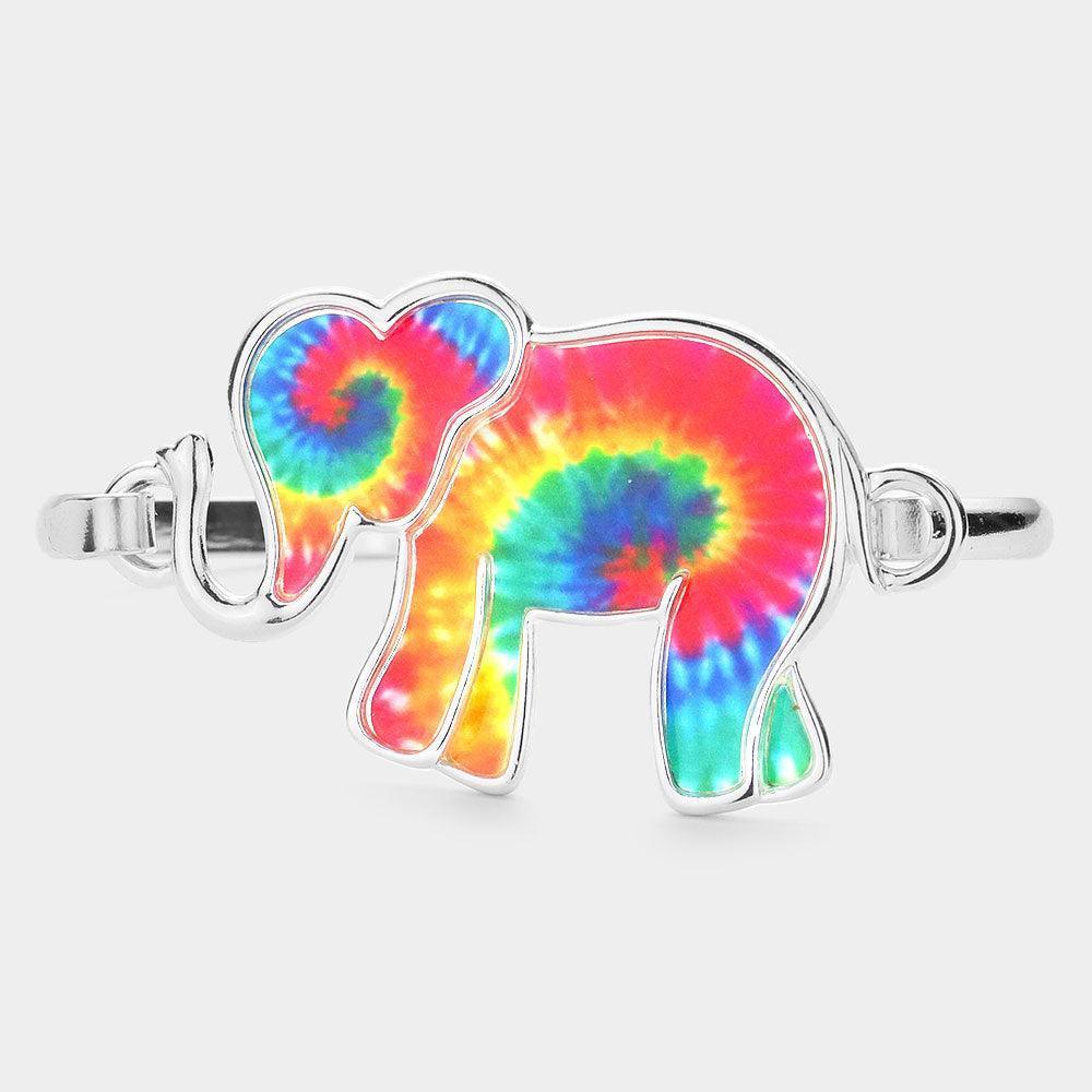 Tie Dye Elephant Hook Bracelet - Jewelry Store by Erik Rayo