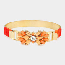 Load image into Gallery viewer, Peach Resin Utopian Petal Bracelet
