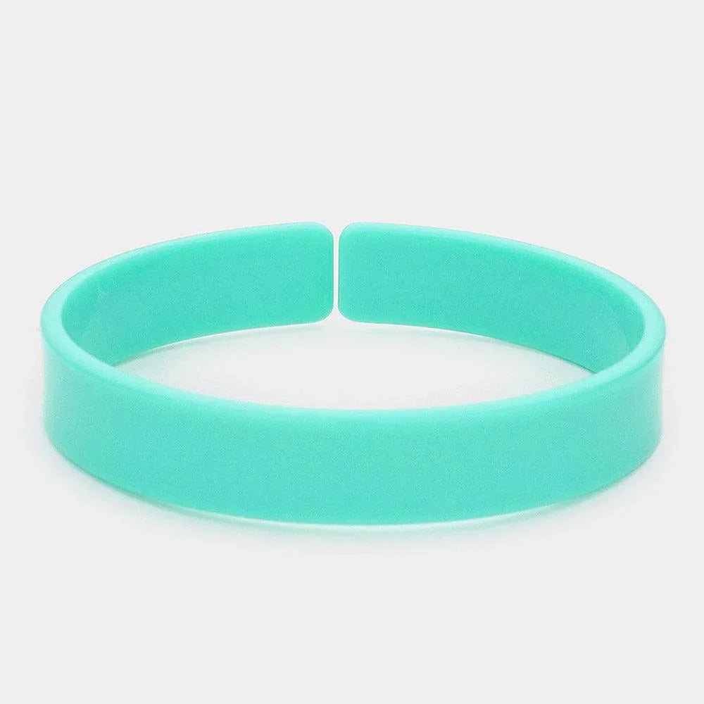 Turquoise Acetate Adjustable Bracelet - Jewelry Store by Erik Rayo