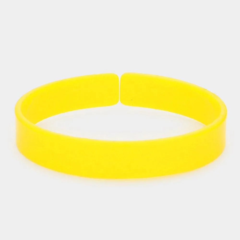 Yellow Acetate Adjustable Bracelet - Jewelry Store by Erik Rayo