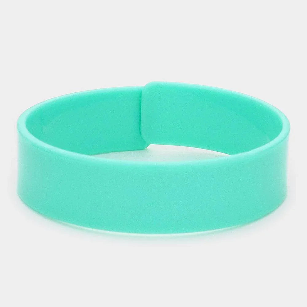 Turquoise Acetate Adjustable Bracelet - Jewelry Store by Erik Rayo