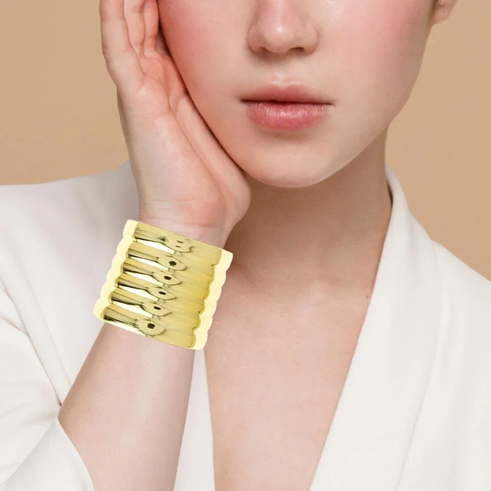 Gold Metallic Bracelet - Jewelry Store by Erik Rayo
