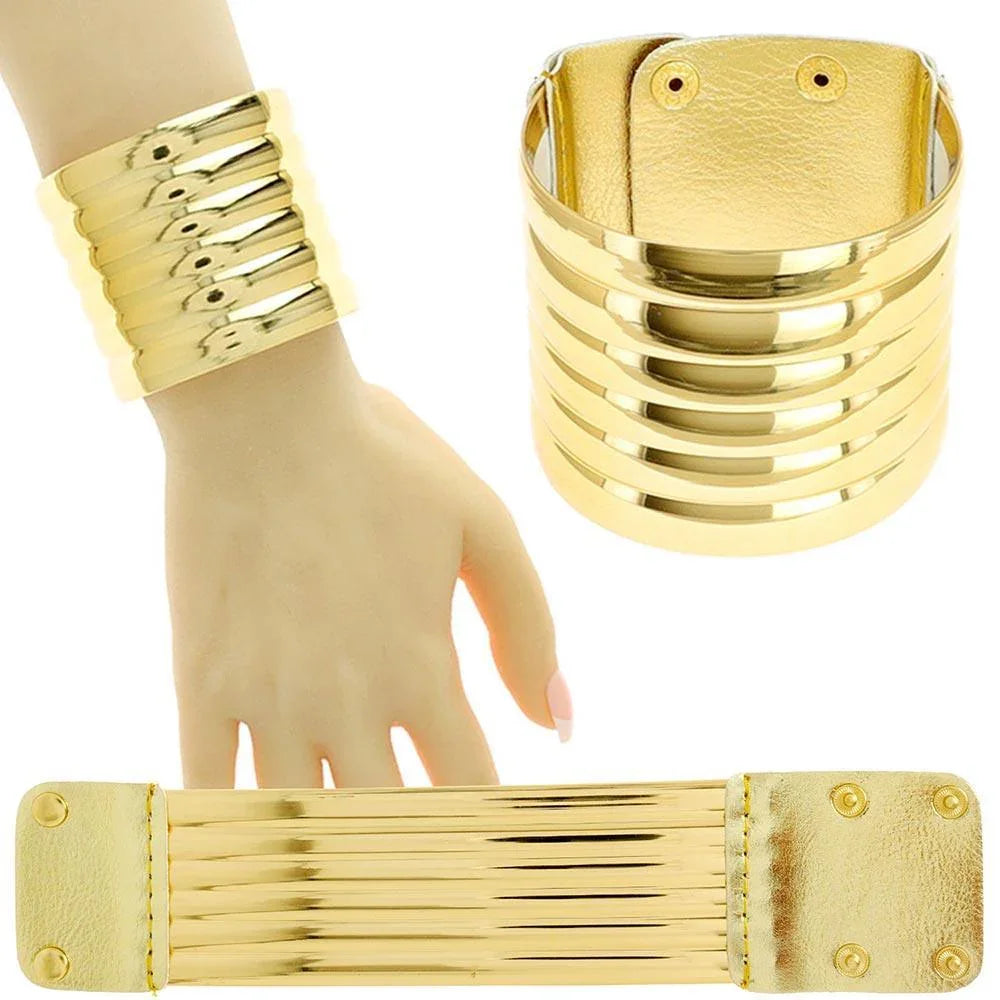 Gold Metallic Bracelet - Jewelry Store by Erik Rayo