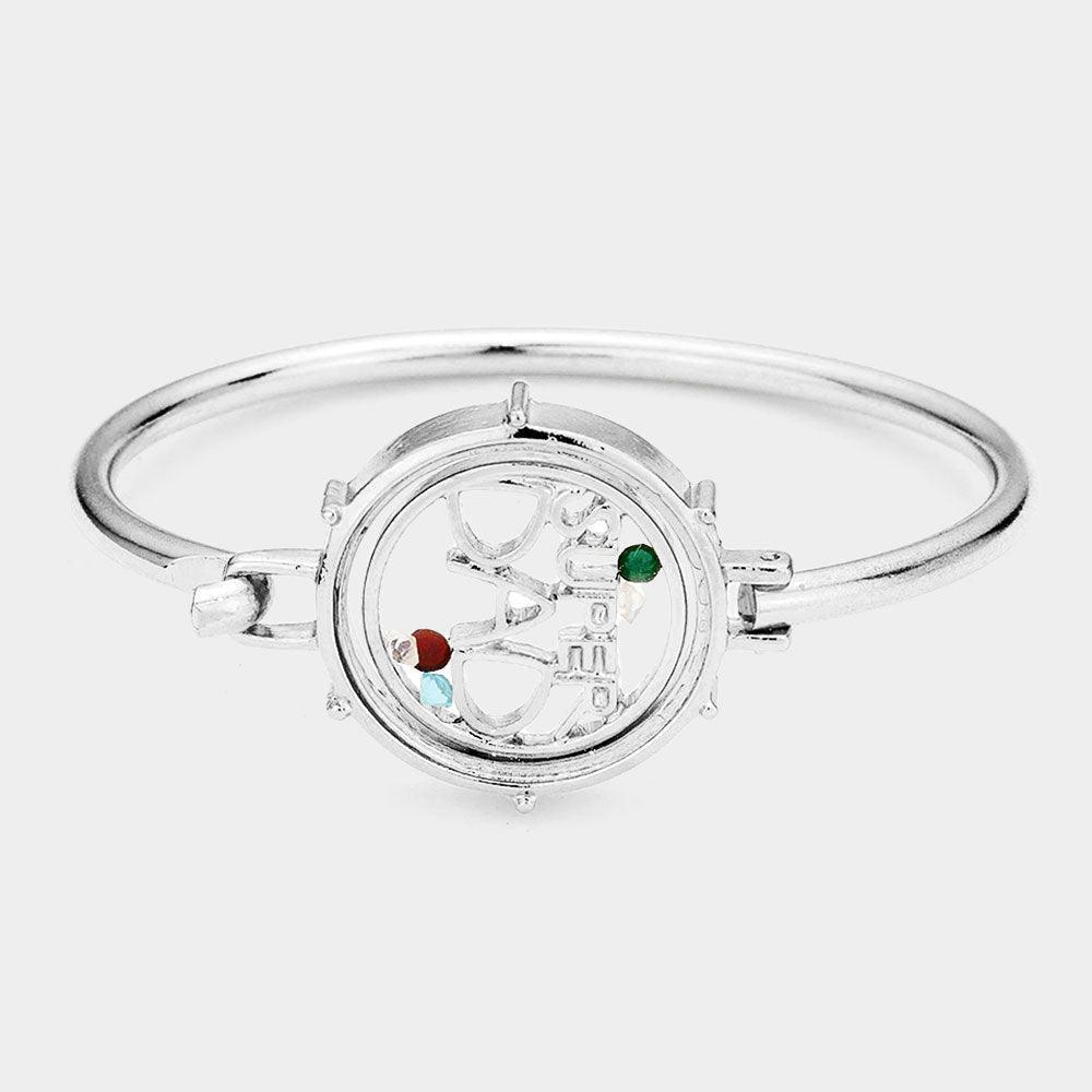 SUPER DAD Floating Locket Hook Bracelet - Jewelry Store by Erik Rayo