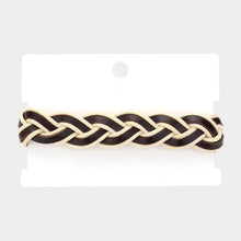 Load image into Gallery viewer, Brown Unisex Wax Rope Genuine Leather Braided Adjustable Bracelet
