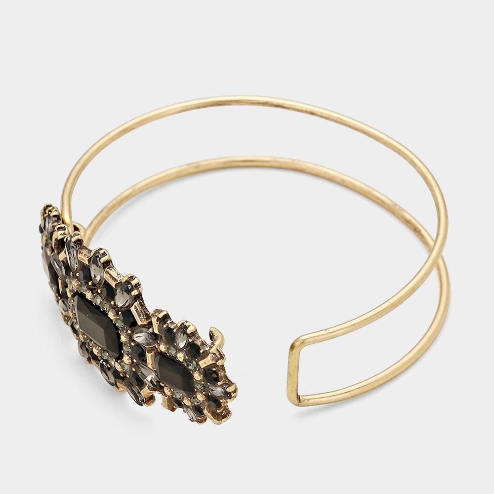 Gold Victorian Floral Bracelet - Jewelry Store by Erik Rayo