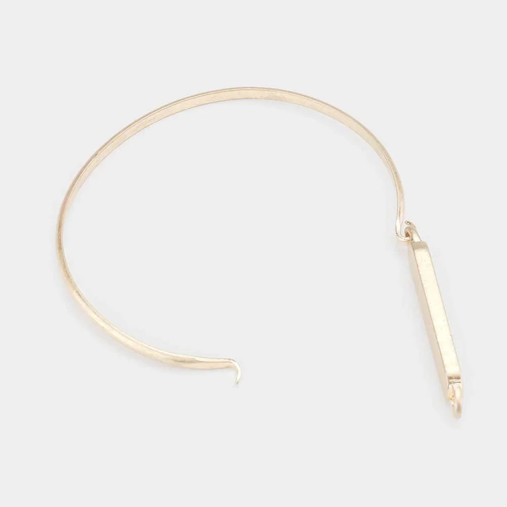 Yellow Rectangle Genuine Shell Hook Bracelet - Jewelry Store by Erik Rayo