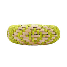 Load image into Gallery viewer, Raffia Weave Abstract Pattern Bangle Bracelet
