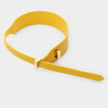 Load image into Gallery viewer, Mustard Faux Leather Belt Buckle Wrap Bracelet
