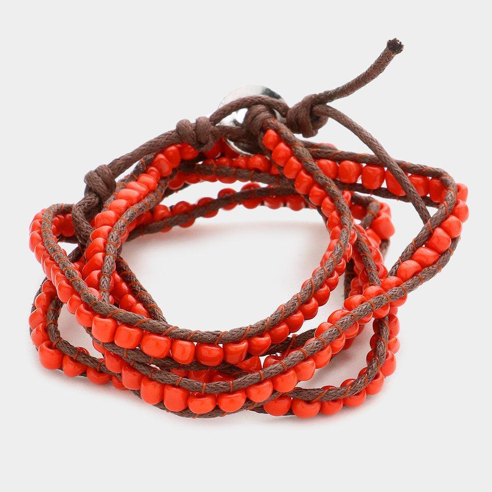 Boho Bead Long Wrap Bracelet - Jewelry Store by Erik Rayo