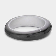 Load image into Gallery viewer, Black Resin Bangle Bracelet
